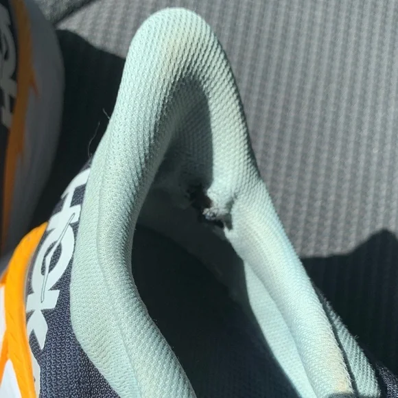 Hoka Clifton 7 Navy Blue Running Training Shoes Sz 9 Athleisure Comfortable - Picture 5 of 11